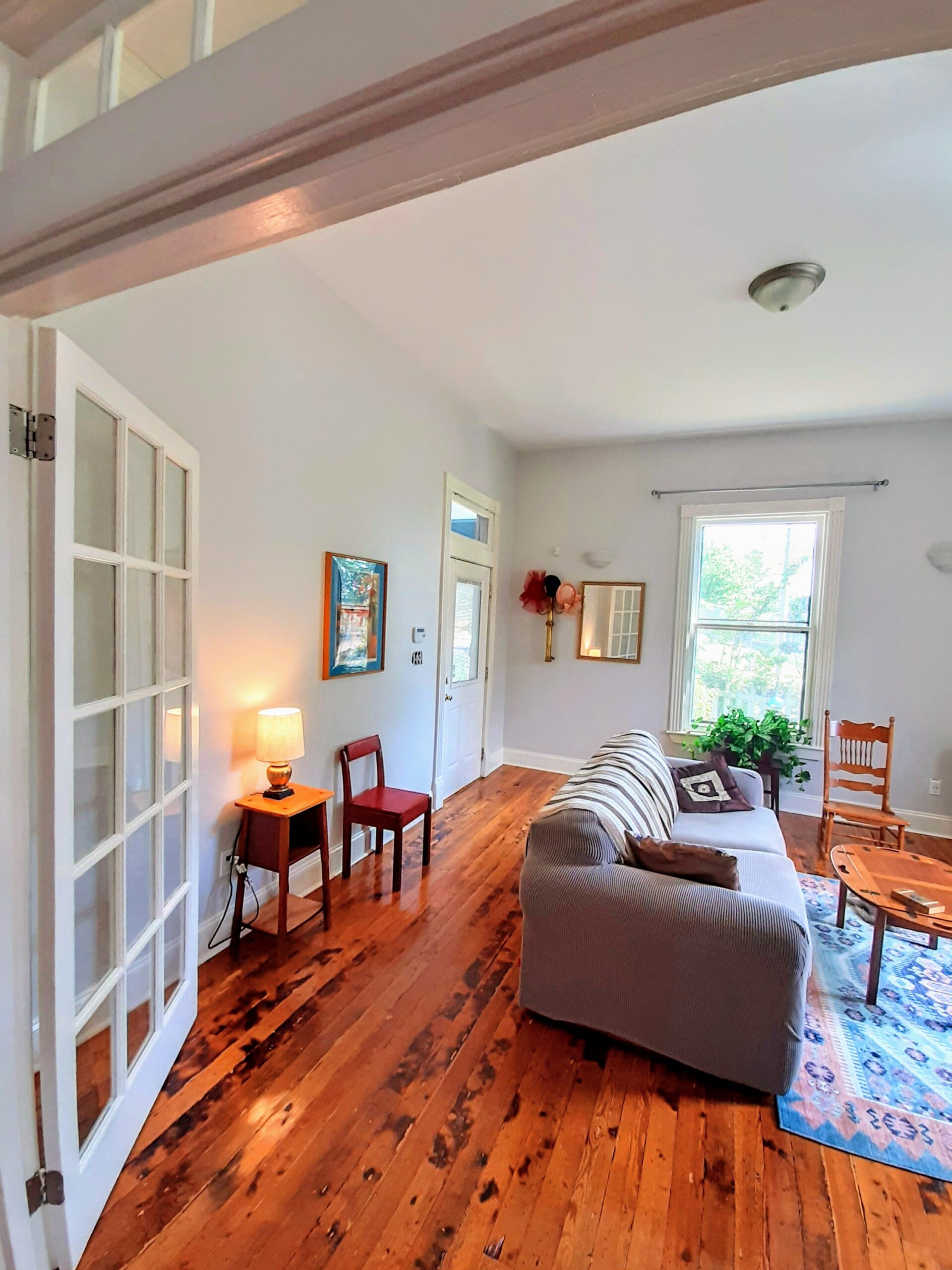 Looking south from dining room